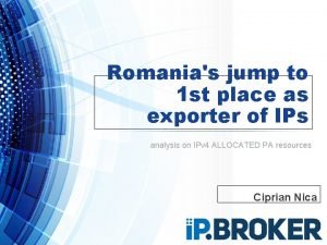 Romanias jump to 1 st place as exporter