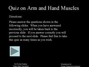 Hand muscles quiz
