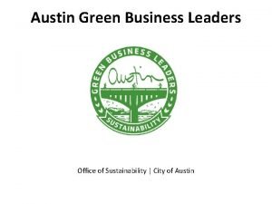 Austin green business leaders