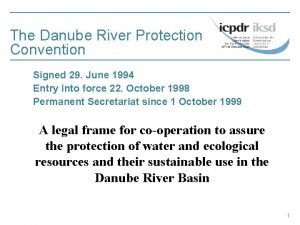 Danube river protection convention