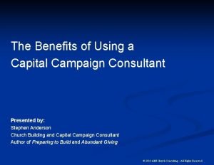 Church capital campaign consultants Church capital campaign consultants