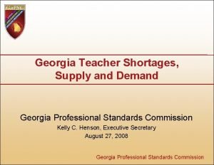Is there a teacher shortage in georgia Is there a teacher shortage in georgia