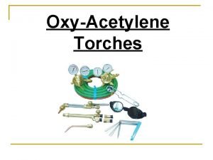 Oxy acetylene ppe