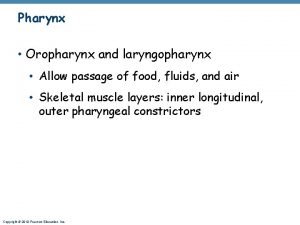 Food in pharynx