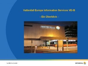Vattenfall europe information services gmbh