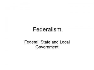 Dual federalism