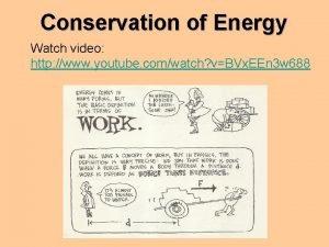 Conservation of energy youtube