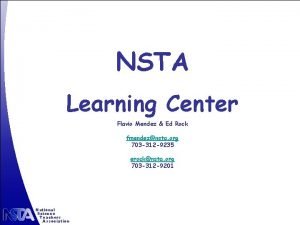 Nsta learning center
