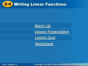 3-3 lesson quiz transforming linear functions answer key
