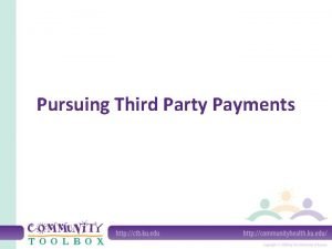Fourth party payment