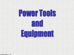 GoodheartWillcox Co Inc Power Tools and Equipment q
