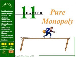 Monopolistic market