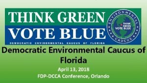 Democratic environmental caucus of florida