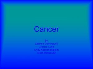 Kidney cancer symptons