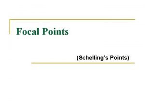 Shelling point Shelling point