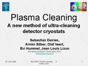 Diener plasma cleaner