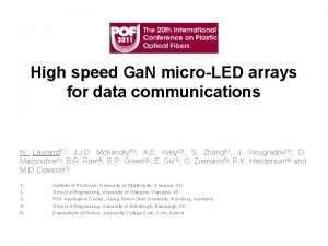 Microled arrays Microled arrays
