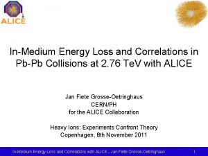 InMedium Energy Loss and Correlations in PbPb Collisions