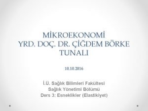 MKROEKONOM YRD DO DR DEM BRKE TUNALI 10