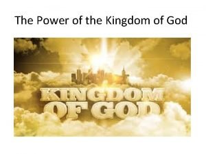 Kingdom of god definition