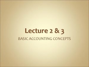 3 basic accounting principles