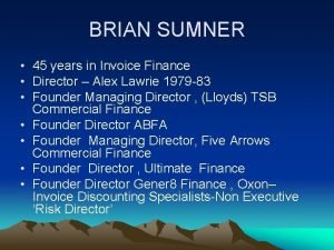 Brian sumner net worth Brian sumner net worth