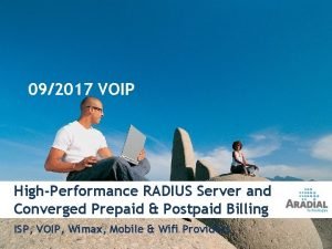 092017 VOIP HighPerformance RADIUS Server and Converged Prepaid