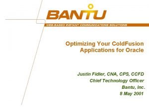 Coldfusion optimization