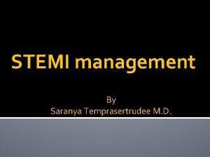 Ace inhibitors in stemi Ace inhibitors in stemi