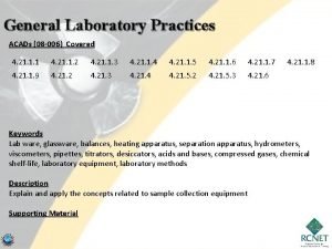 General Laboratory Practices ACADs 08 006 Covered 4