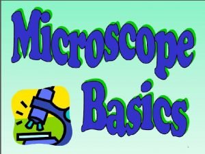 Parts of a monocular microscope