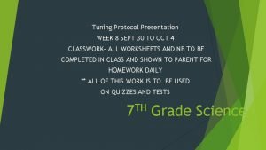 Tuning protocol worksheet