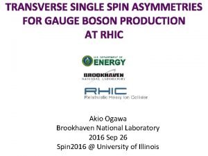 TRANSVERSE SINGLE SPIN ASYMMETRIES FOR GAUGE BOSON PRODUCTION