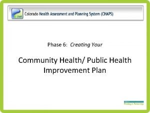 Smart goals public health