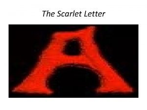 The scarlet letter themes