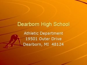 Dearborn high athletics