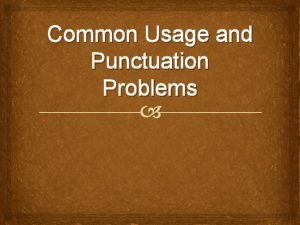 Except punctuation