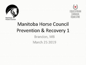 Manitoba horse council