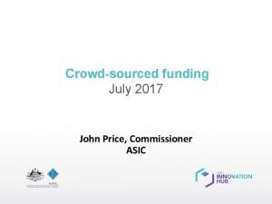 Crowdsourced funding