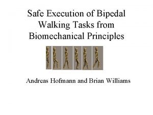 Safe Execution of Bipedal Walking Tasks from Biomechanical
