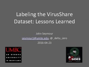Virusshare dataset download