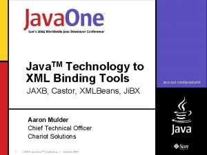 Xmlbeans vs jaxb