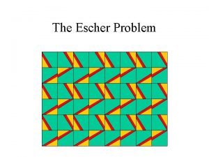 The Escher Problem Frieze Groups Frieze embroidery from