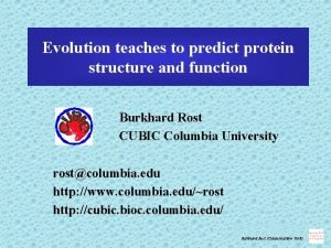 Evolution teaches to predict protein structure and function