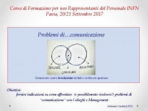 Corso di Formazione per neo Rappresentanti del Personale