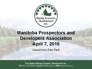 Manitoba prospectors and developers association
