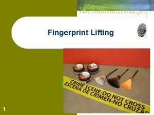 Types of fingerprints