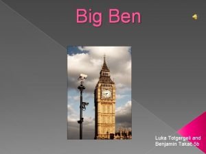 Benjamin banneker big ben