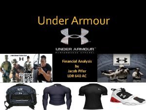 Under armour ratios