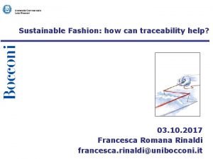 Sustainable Fashion how can traceability help 03 10